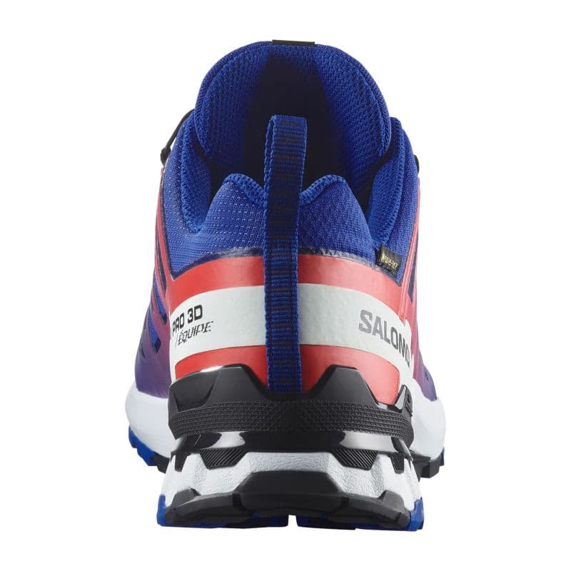 Pánska bežecká trailová obuv SALOMON XA Pro 3D V9 GTX Equipe M surf the web fiery red white 5