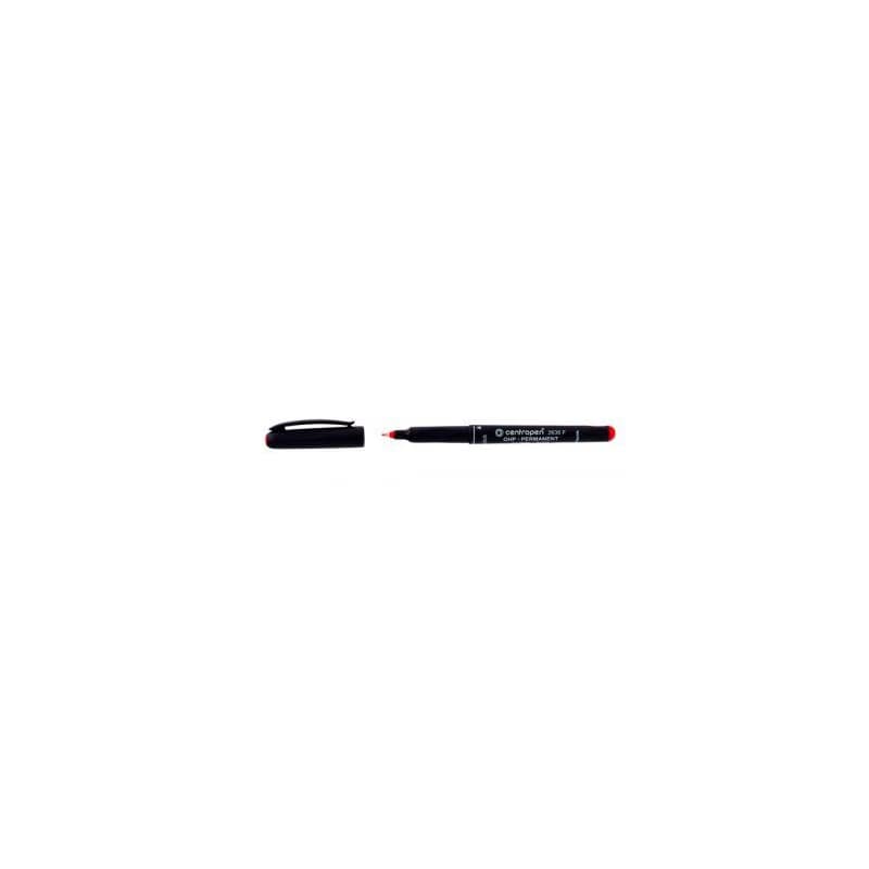 Popisovač Centropen 2636 F permanent červený 0,6mm 1