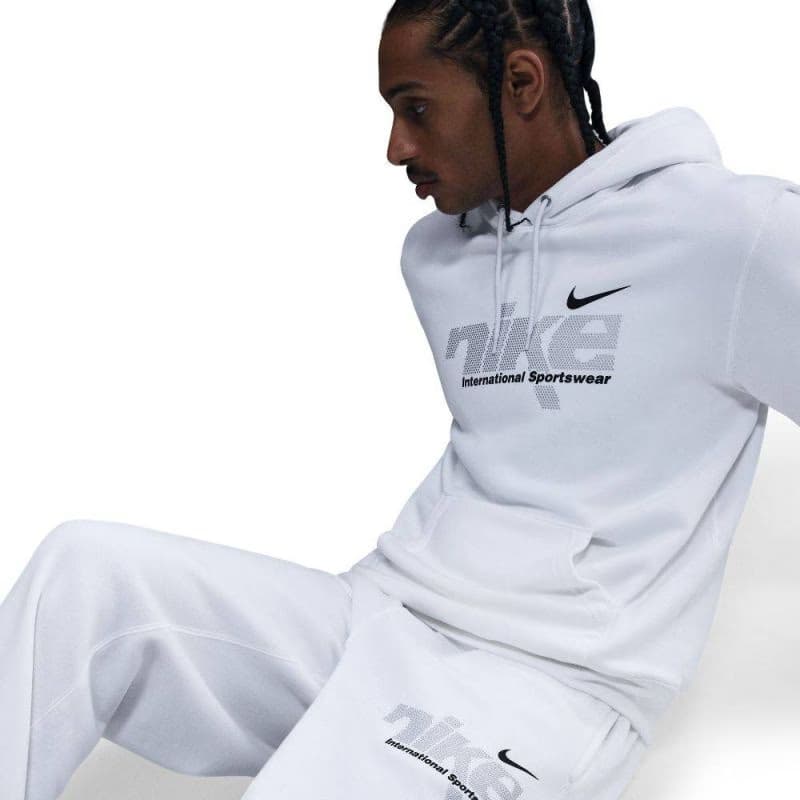 Pánske tepláky NIKE M NK CLUB BNGEE PNT SWSH SPRT WHITE METALLIC SILVER 2