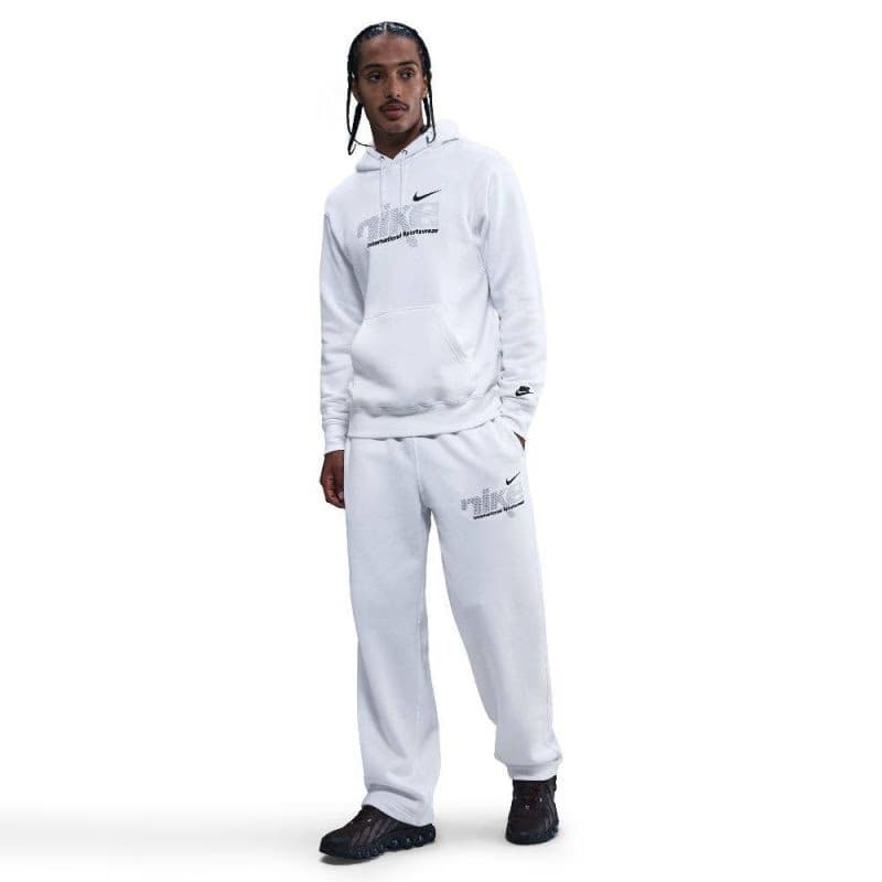 Pánske tepláky NIKE M NK CLUB BNGEE PNT SWSH SPRT WHITE METALLIC SILVER 3