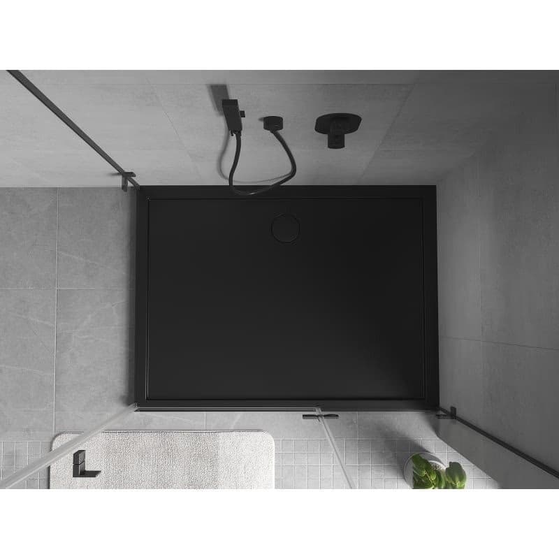 MEXEN - Flow sprchová vanička obdĺžniková slim 85 x 110, čierna mat 46R708511 5