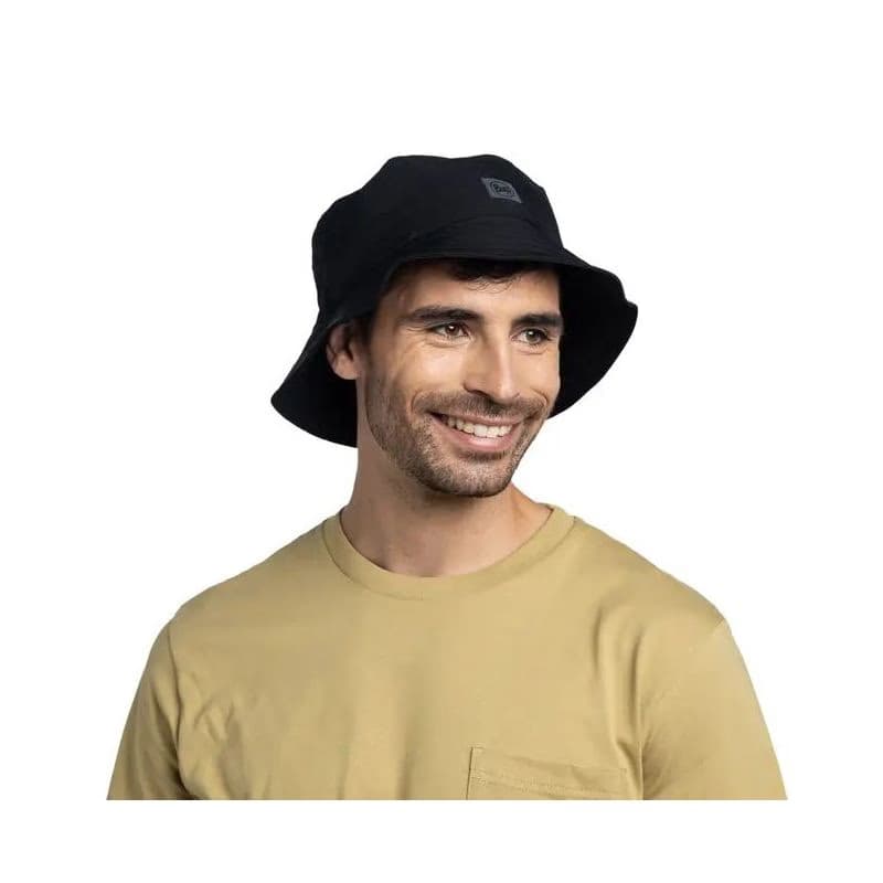 Klobúk BUFF ADVENTURE BUCKET HAT SOLID BLACK 4
