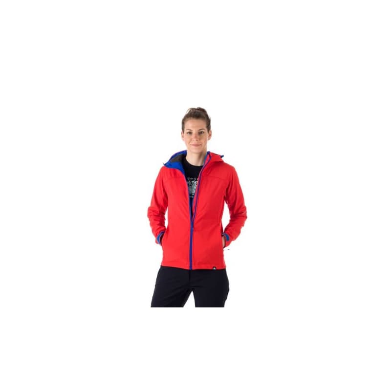 Dámska turistická softshellová bunda NORTHFINDER ASHLEE-360-red 1