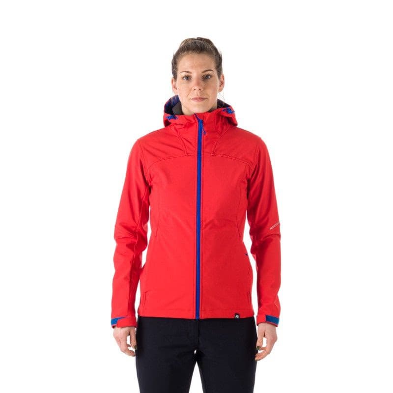 Dámska turistická softshellová bunda NORTHFINDER ASHLEE-360-red 2