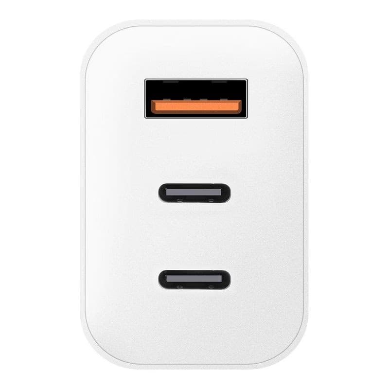 OBAL:ME GaN Cestovná Nabíjačka USB-A + 2xUSB-C 65W White 3
