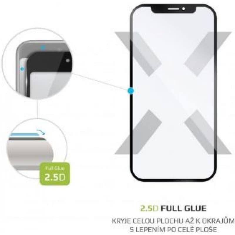 FIXED ochranné sklo Full Cover pre Apple iPhone 12/12 Pro, čierna 3