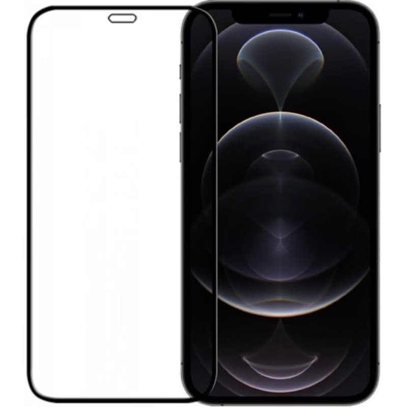 FIXED ochranné sklo Full Cover pre Apple iPhone 12/12 Pro, čierna 6