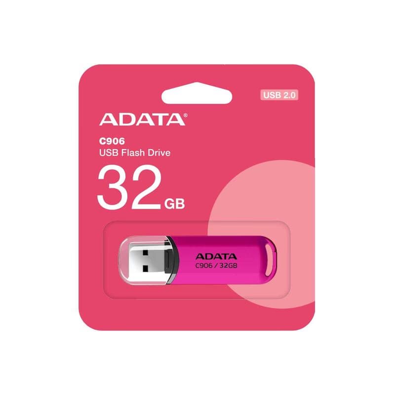 ADATA Flash Disk 32GB C906, USB 2.0, ružová 2