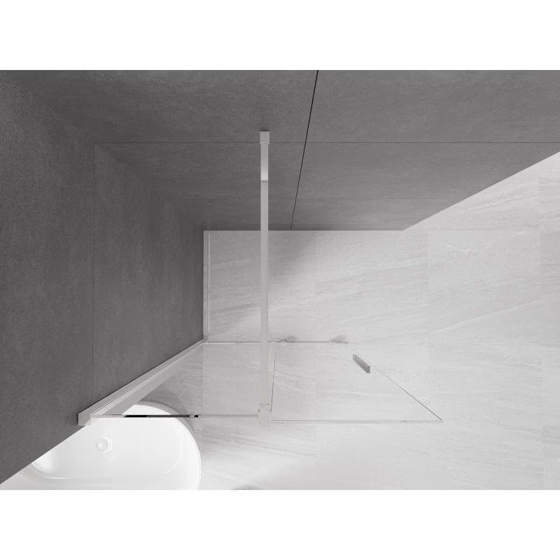 MEXEN/S - Velár posuvné sprchové dvere Walk-in 75, transparent, chróm 871-075-000-03-01 3