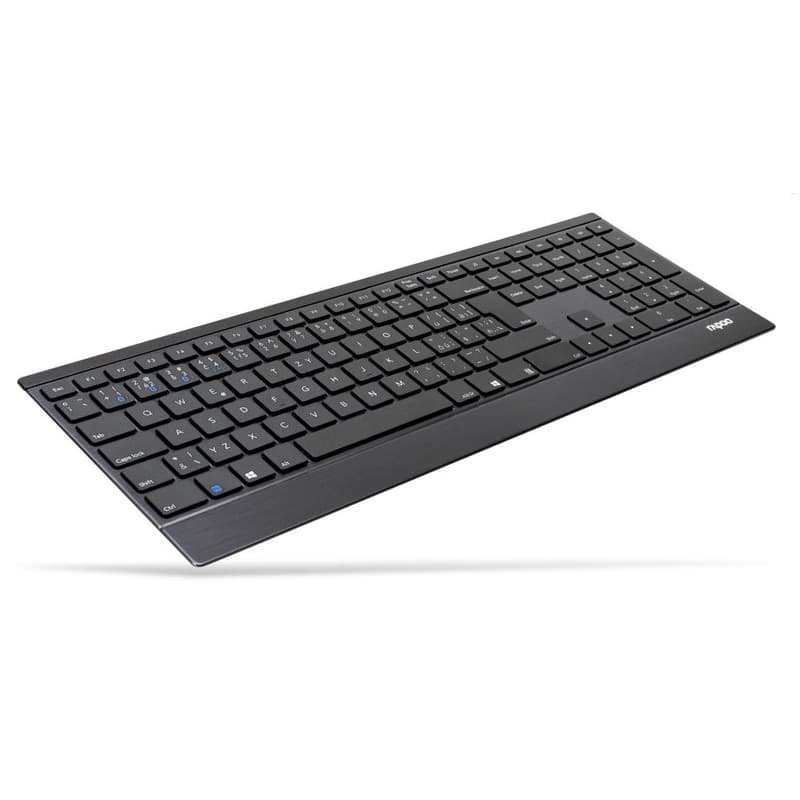 RAPOO klávesnica E9500M Multi-mode Wireless Ultra-slim Keyboard Black 3