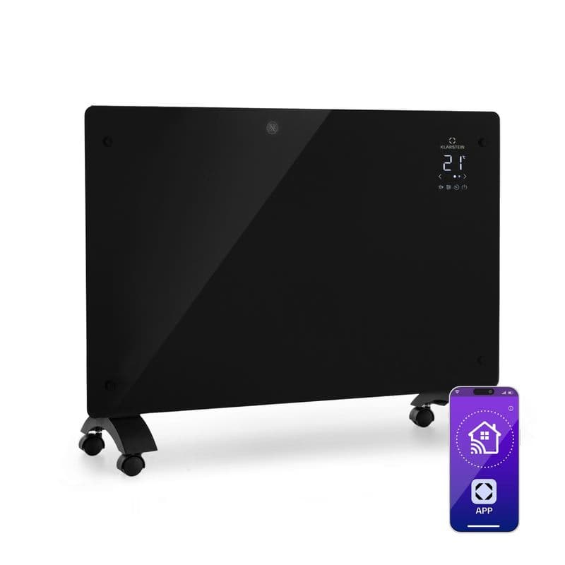 Klarstein Bansin Crystal Smart, konvektor, 1500 W, 5 - 50 °C, ovládanie cez aplikáciu 1