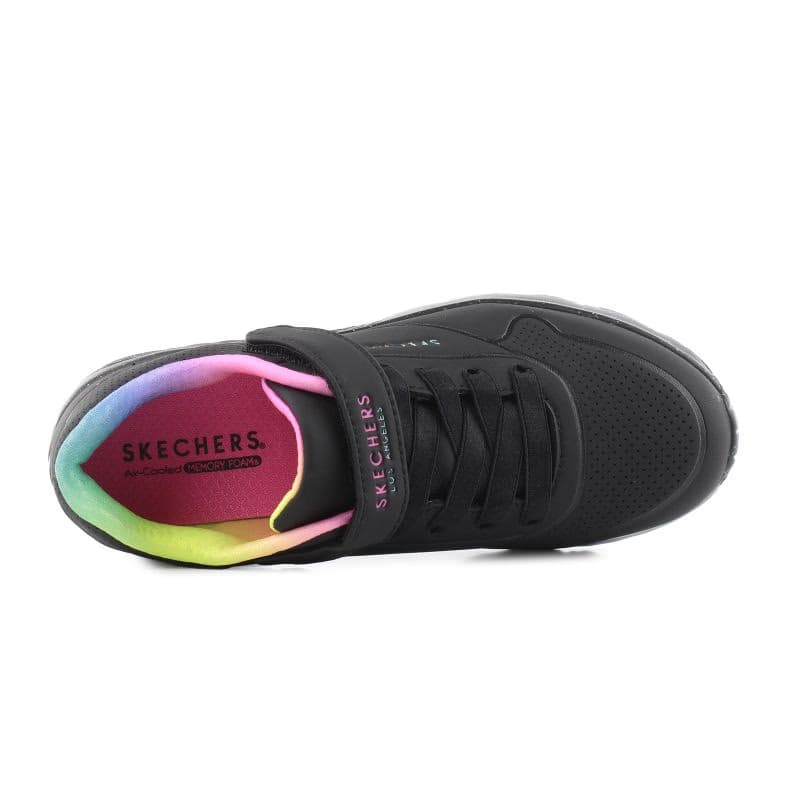Dievčenská rekreačná obuv SKECHERS Uno Lite Rainbow Specks black multi rainbow 5