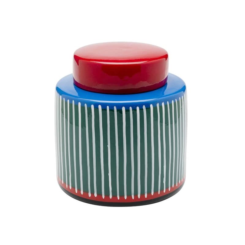 Dekoratívna dóza Festa Multicolor Ø15cm