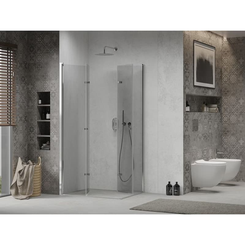 MEXEN/S - LIMA sprchovací kút 90x70, transparent, chróm 856-090-070-02-00 3