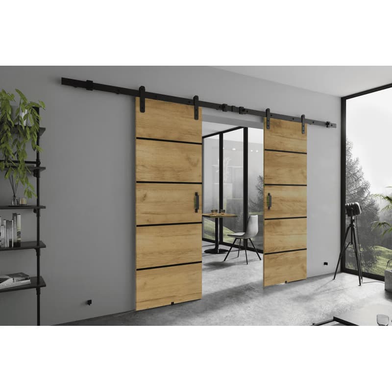 KIER Posuvné dvere LORNI PLUS DUO | 132 cm Farba: Biela 2