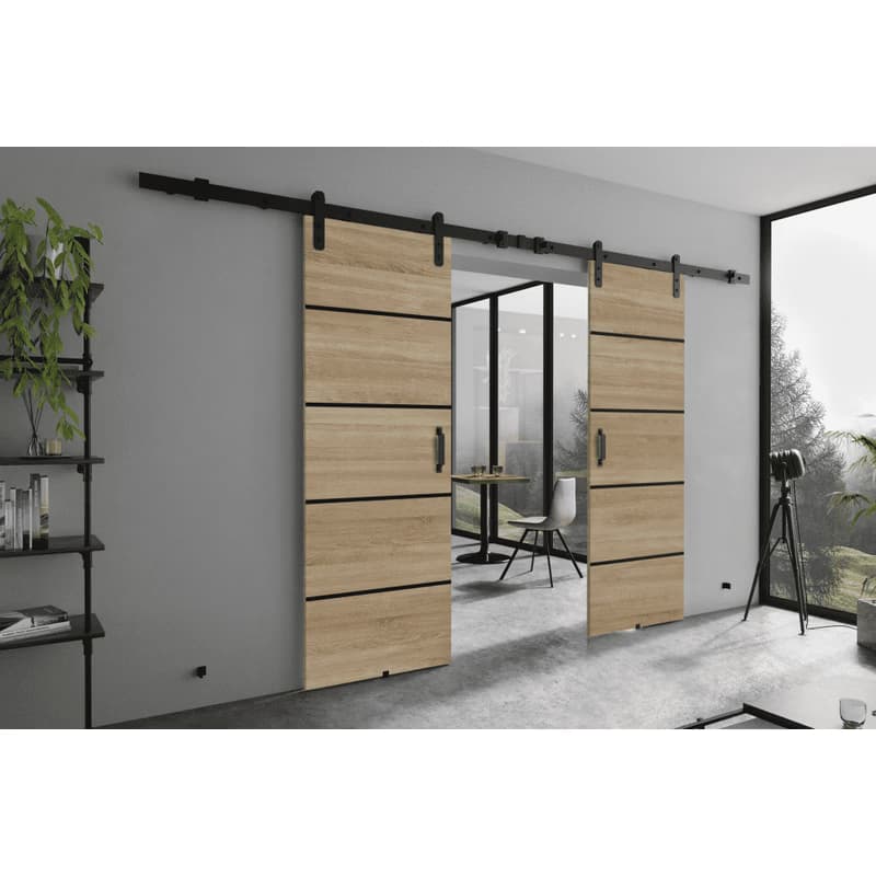 KIER Posuvné dvere LORNI PLUS DUO | 132 cm Farba: Biela 4