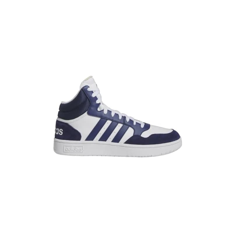 Pánska vychádzková obuv ADIDAS Hoops 3.0 Mid cloud white dark blue dark blue 1