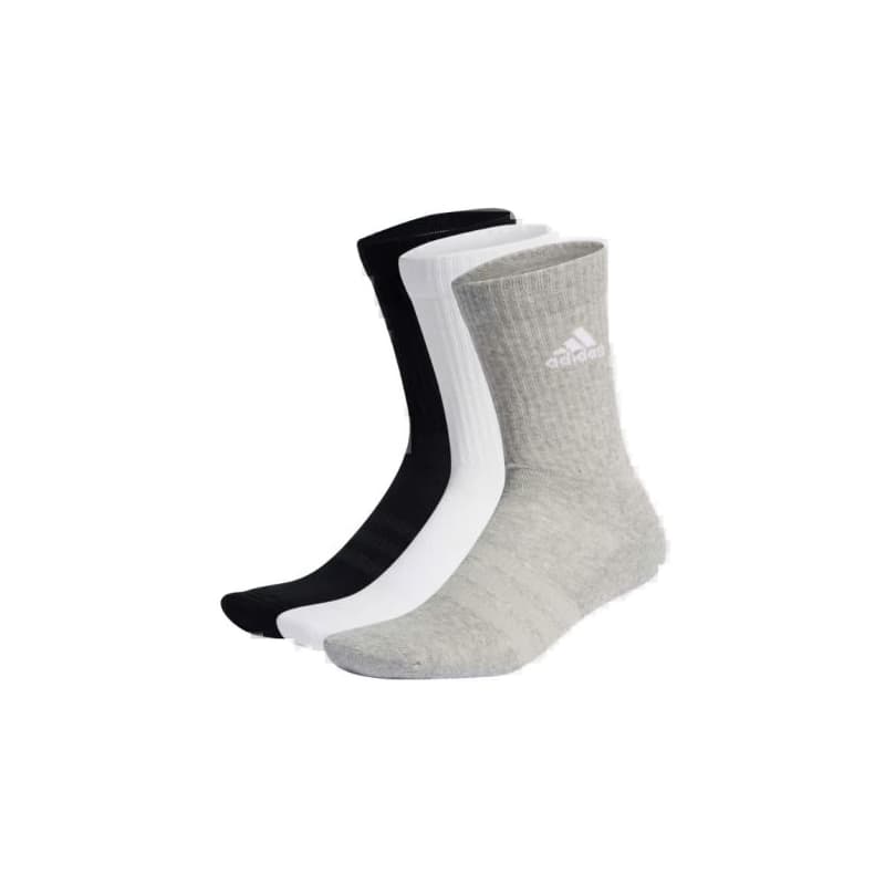 Ponožky ADIDAS 3 PACK-CUSH CRW -MGREYH WHITE BLACK 1