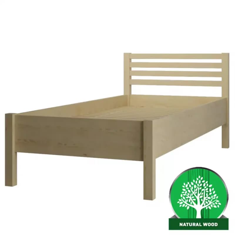 Posteľ Oskar 90x200 Borovica 1
