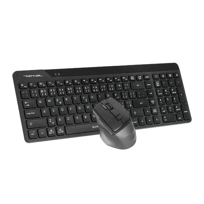 A4tech FG2400 Air2, bezdrôtový kancelársky set klávesnica s myšou, CZ, čierna 3