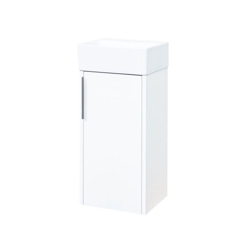 Mereo Vigo, kúpeľňová skrinka s keramickým umývadlom, 33 cm, bílá CN350 1