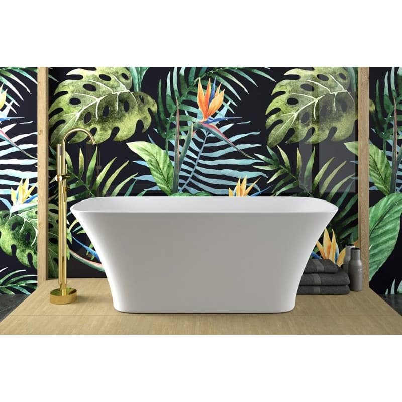 BESCO - Voľne stojaca vaňa ASSOS S-LINE biela - Rozmer vane - 160 × 70 cm VANASSL16W