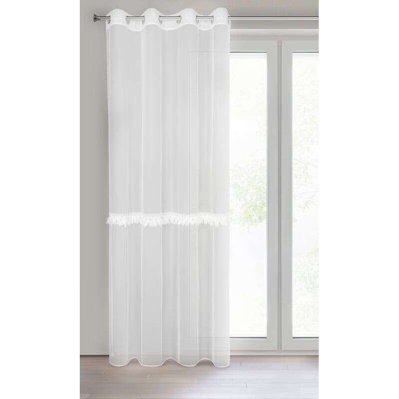 ArtFir Záclona SYLVI K | biela 140 x 260 cm 2