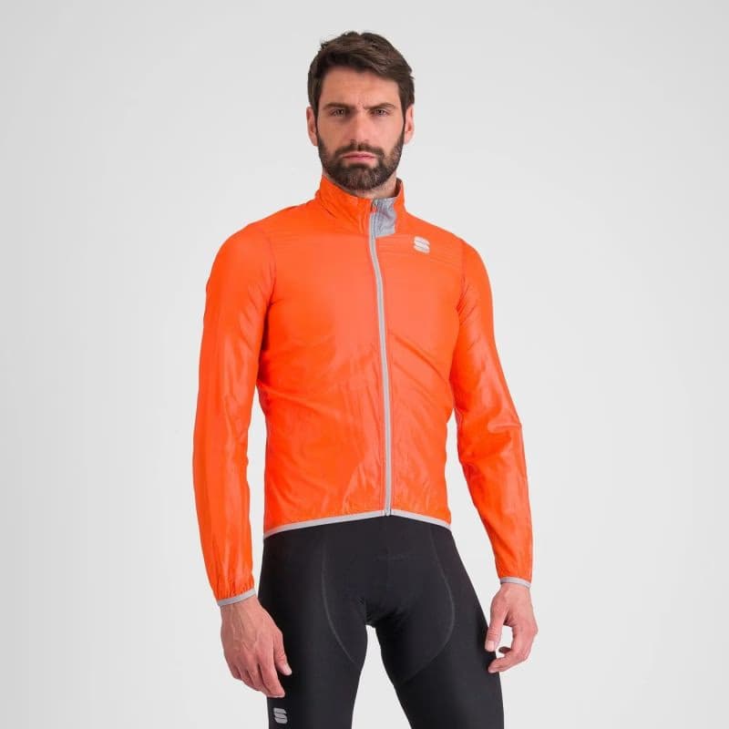 Pánska cyklistická bunda SPORTFUL Hot pack easylight jacket, orange sdr 2