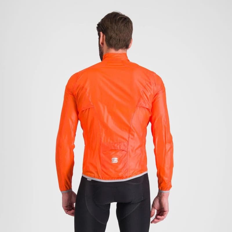Pánska cyklistická bunda SPORTFUL Hot pack easylight jacket, orange sdr 3