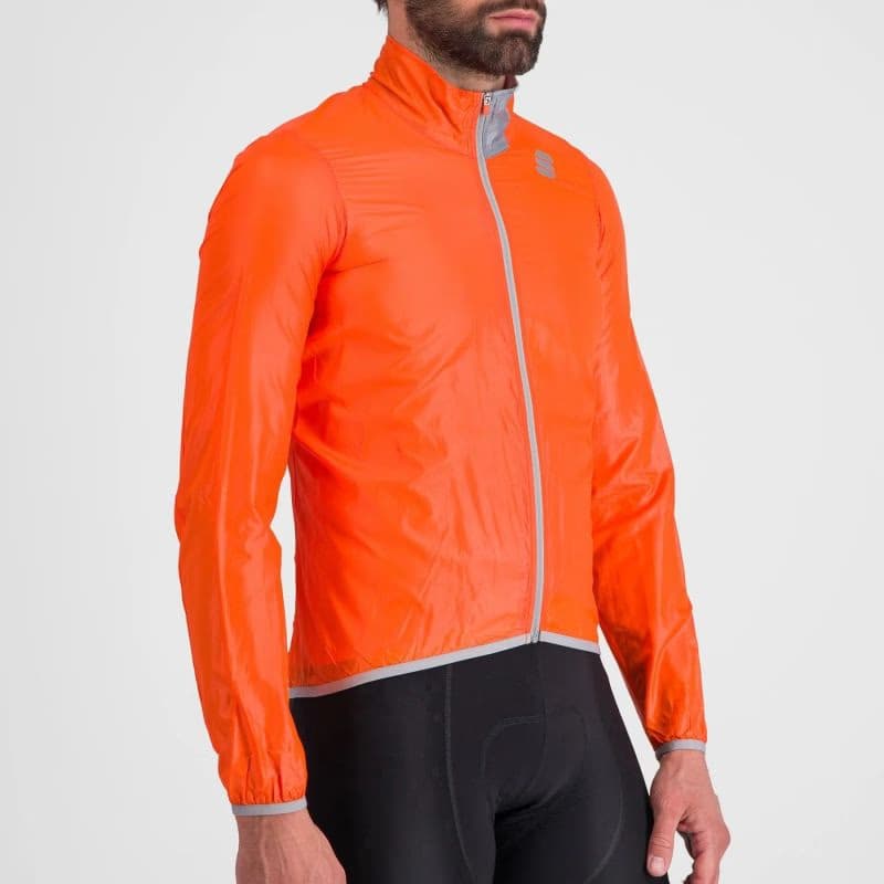 Pánska cyklistická bunda SPORTFUL Hot pack easylight jacket, orange sdr 4