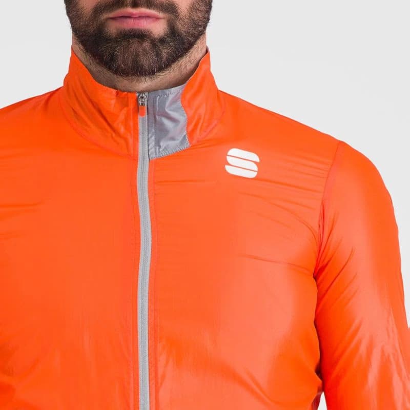 Pánska cyklistická bunda SPORTFUL Hot pack easylight jacket, orange sdr 5