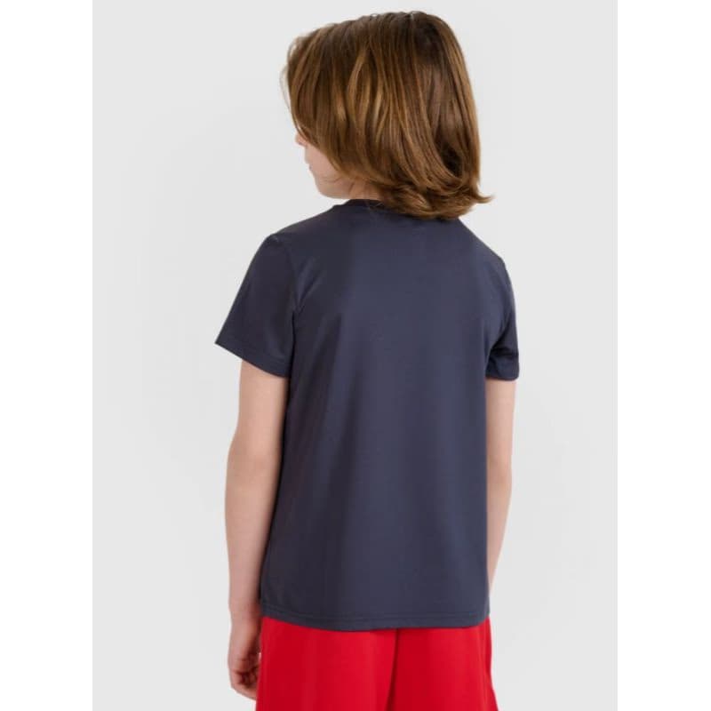 Chlapčenské tréningové tričko s krátkym rukávom 4F JUNIOR TSHIRT FNK M1209-22S-ANTHRACITE 3