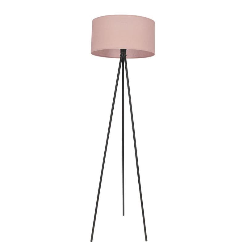 Stojaca lampa SHANTI čierna 1x40W E27 tienidlo vres 1
