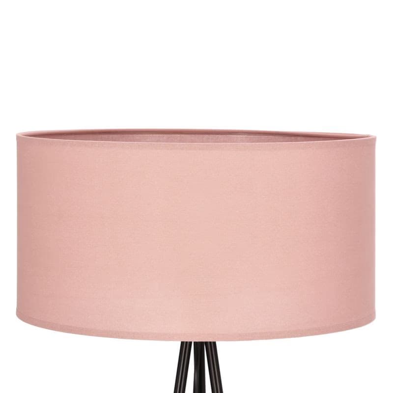 Stojaca lampa SHANTI čierna 1x40W E27 tienidlo vres 2
