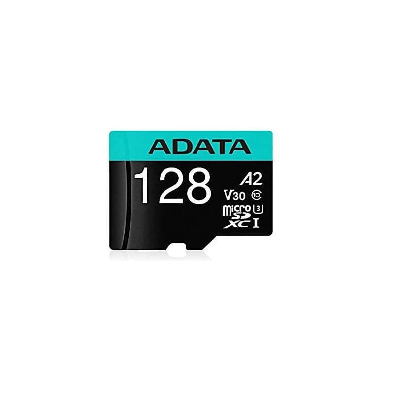 ADATA MicroSDXC karta 128GB Premier Pro UHS-I V30S (R: 100/W: 80 MB/s) + SD adaptér