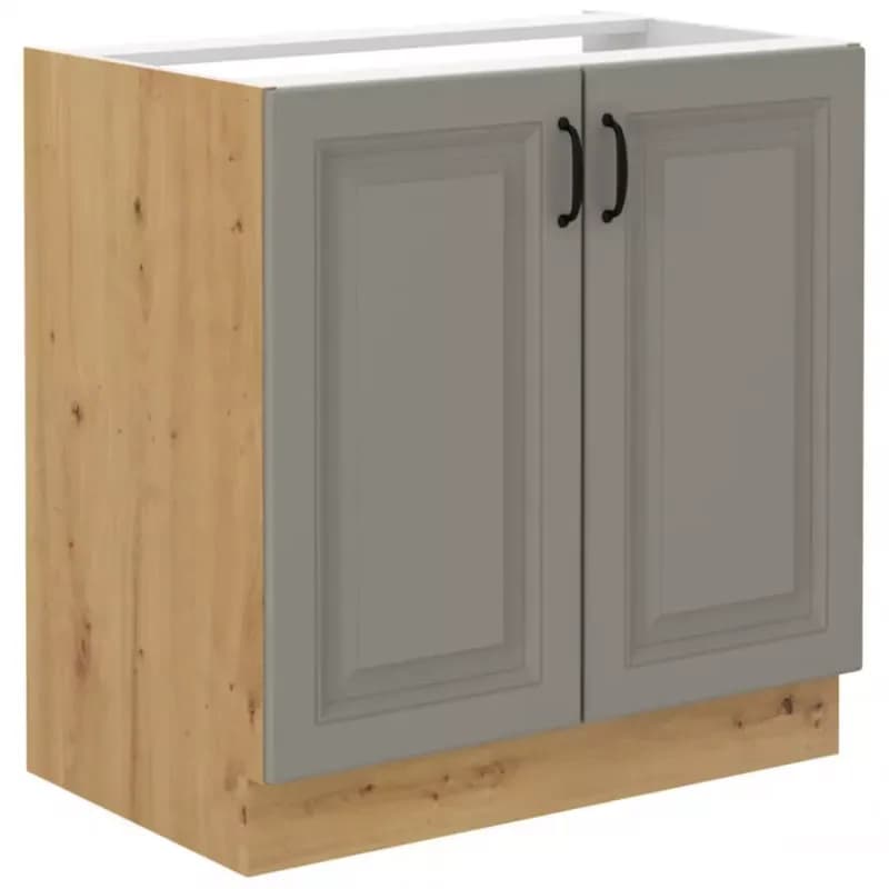 Kuchynská skrinka Stilo claygrey/artisan 80zl 2f bb 1