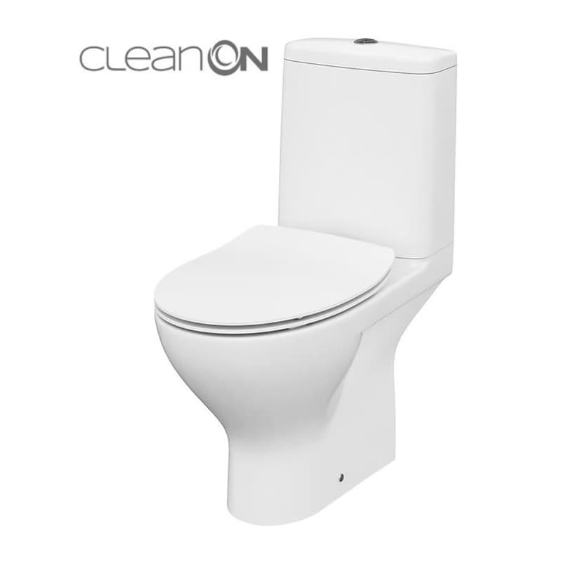 CERSANIT - WC KOMBI MODUO 43 cm 671 011 3/5 CLEAN ON, SEDADLO SLIM DUROPLAST-SOFT CLOSE K116-032