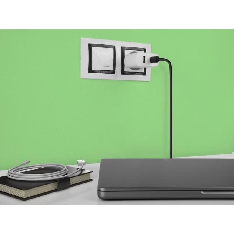 AVACOM HomePRO+ sieťová nabíjačka s Power Delivery 65W s výstupmi USB-C a USB-A 2