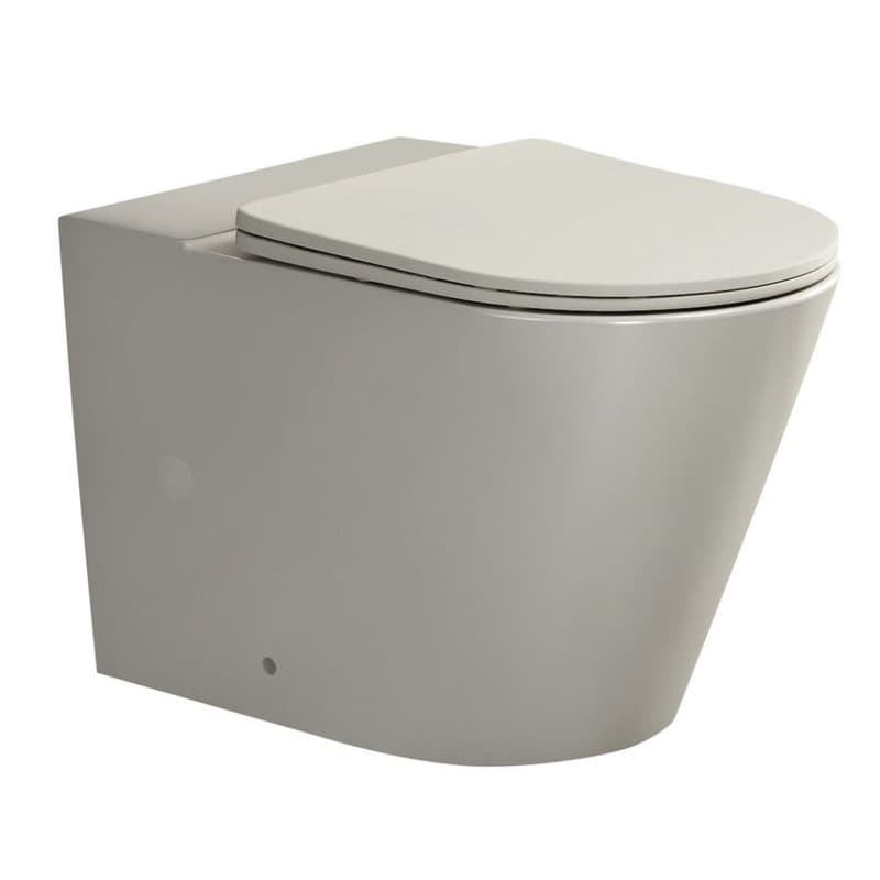SAPHO - PACO misa pre kombi WC, Rimless, 61x38cm, spodný/zadný odpad, ivory PC1012BE-111