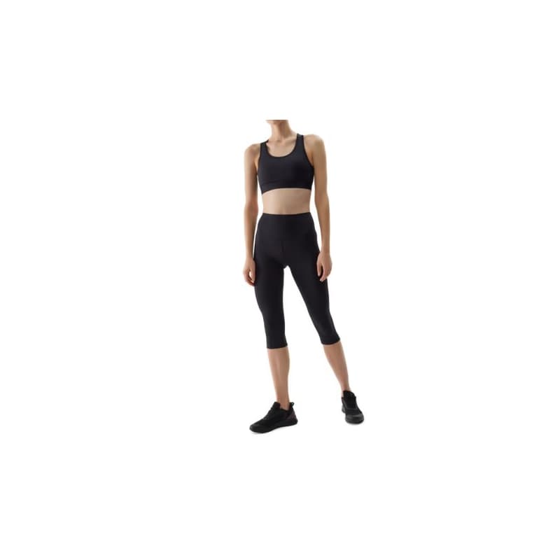 Dámske tréningové 3 4 nohavice 4F TIGHTS FNK-WSS24TFTIF187-20S-DEEP BLACK 1