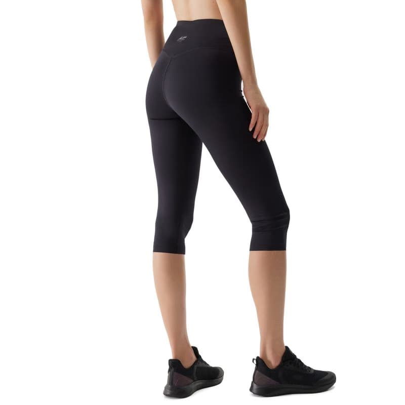 Dámske tréningové 3 4 nohavice 4F TIGHTS FNK-WSS24TFTIF187-20S-DEEP BLACK 2