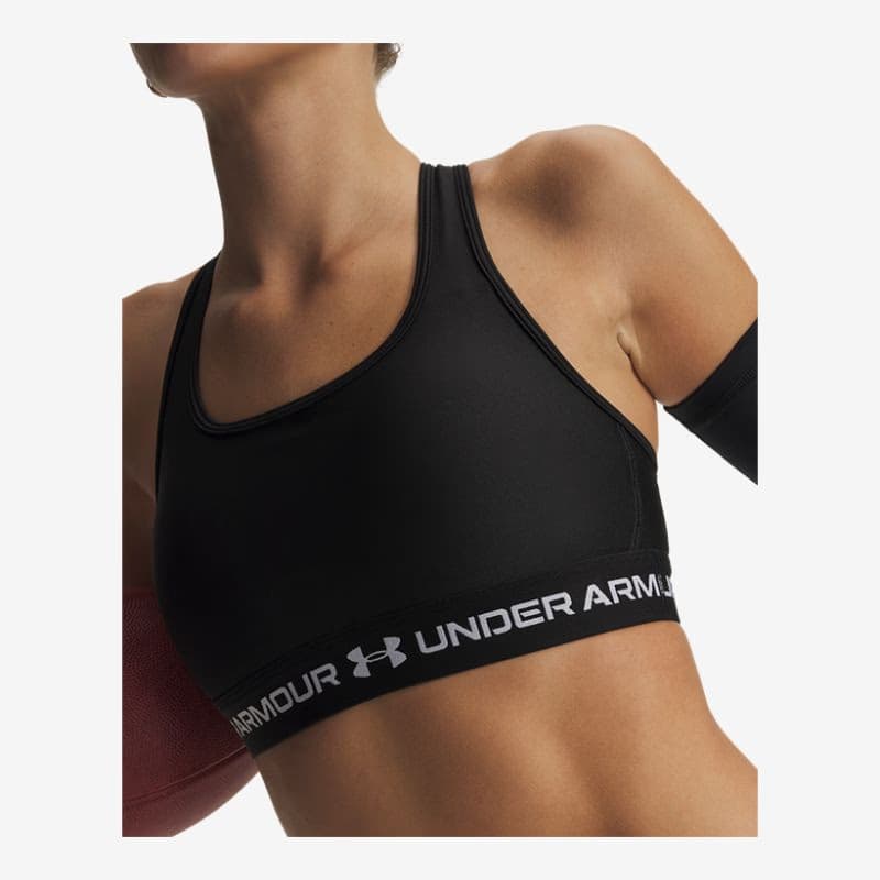 Dámska tréningová športová podprsenka UNDER ARMOUR Crossback Mid Bra-GRY 3