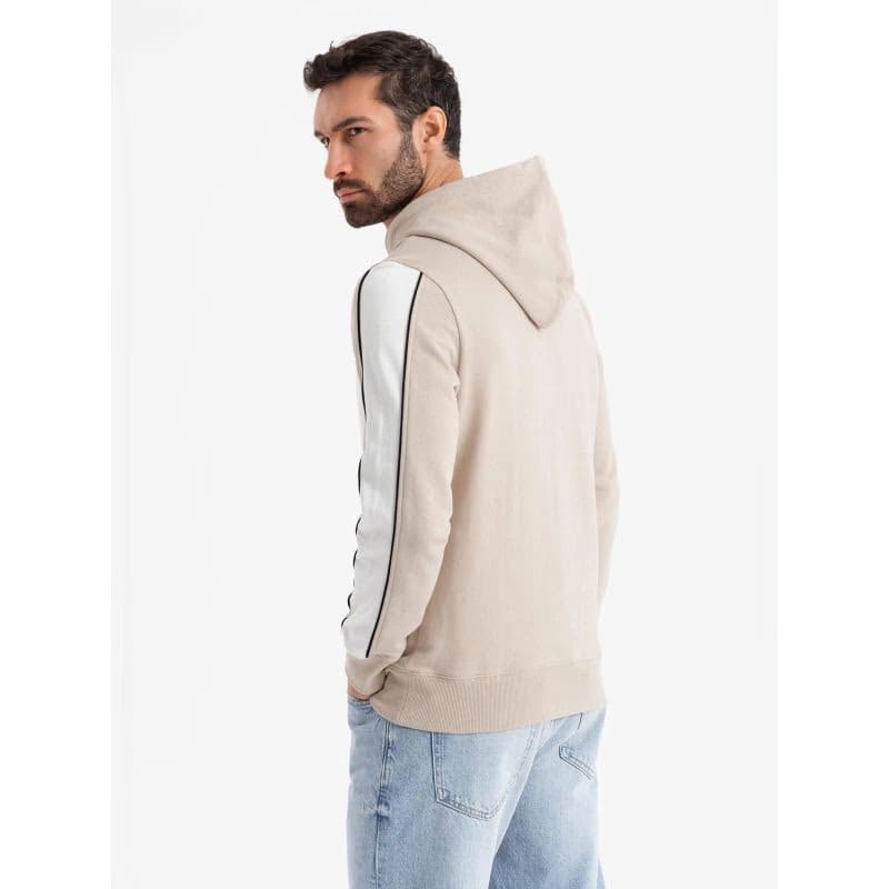 Pánska mikina s kapucňou OMBRE Sweatshirt OM-SSNZ-0225 V-2 beige 5