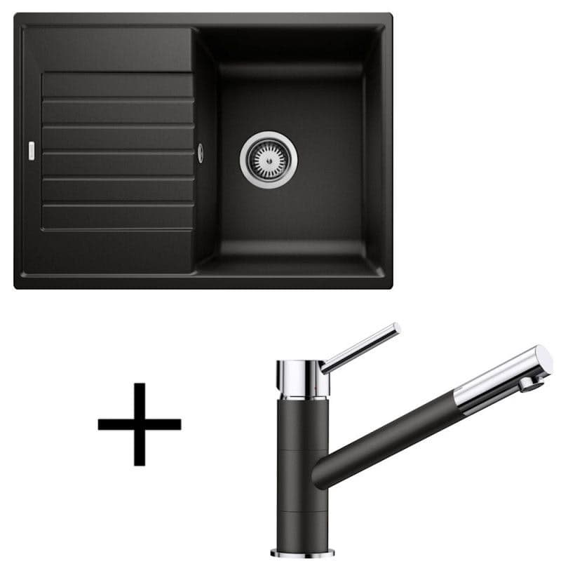 Blanco set Zia 45 S Compact + Kano silgranit 1