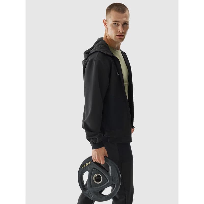 Pánska tréningová bunda 4F SWEATSHIRT FNK-WAW24TFSWM394-22S-ANTHRACITE 3