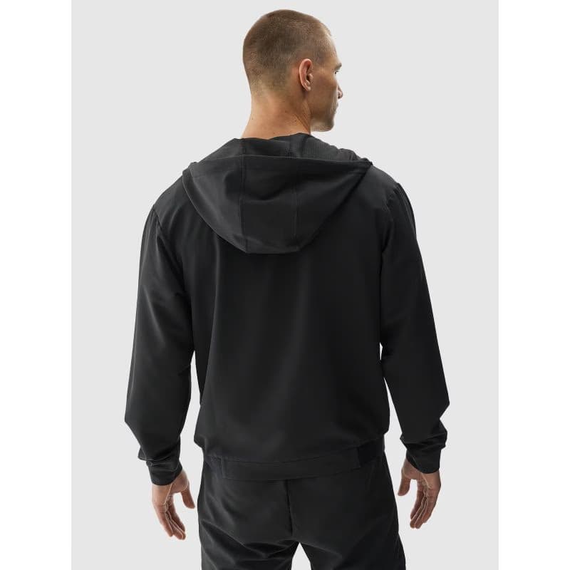 Pánska tréningová bunda 4F SWEATSHIRT FNK-WAW24TFSWM394-22S-ANTHRACITE 4