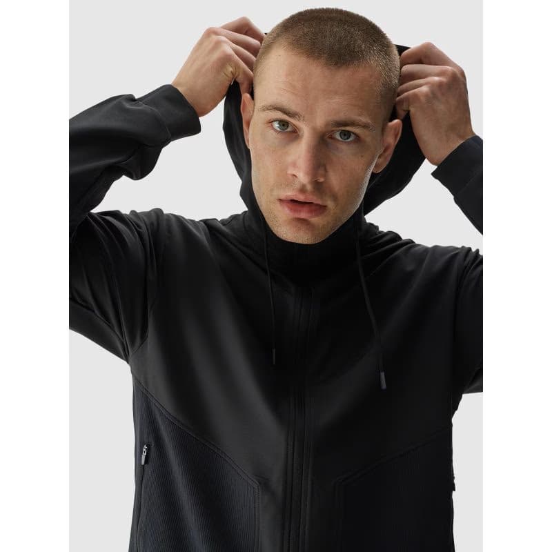 Pánska tréningová bunda 4F SWEATSHIRT FNK-WAW24TFSWM394-22S-ANTHRACITE 5