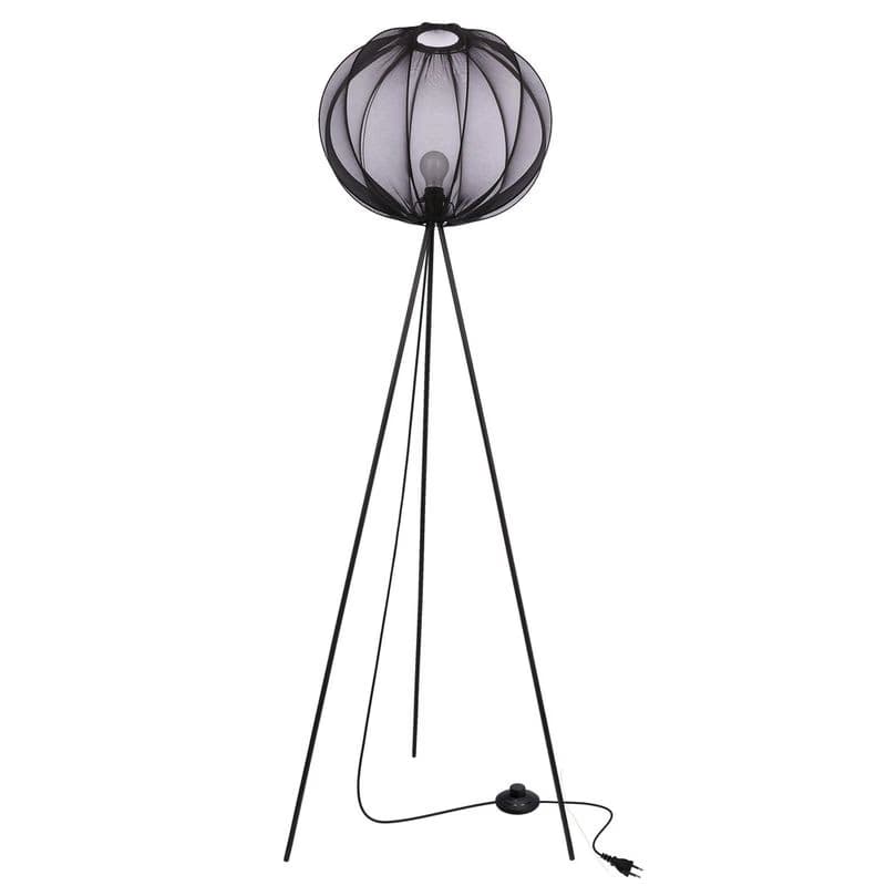 Stojaca lampa MELLOW čierna 1x40W tienidlo E27 52 čierna guľa 3