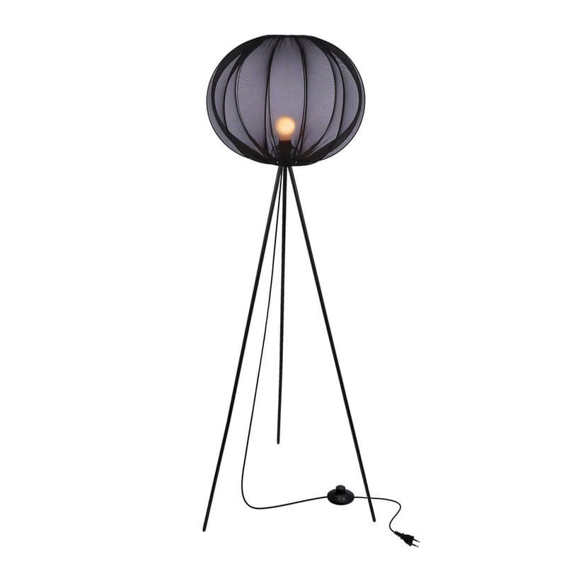 Stojaca lampa MELLOW čierna 1x40W tienidlo E27 52 čierna guľa 6