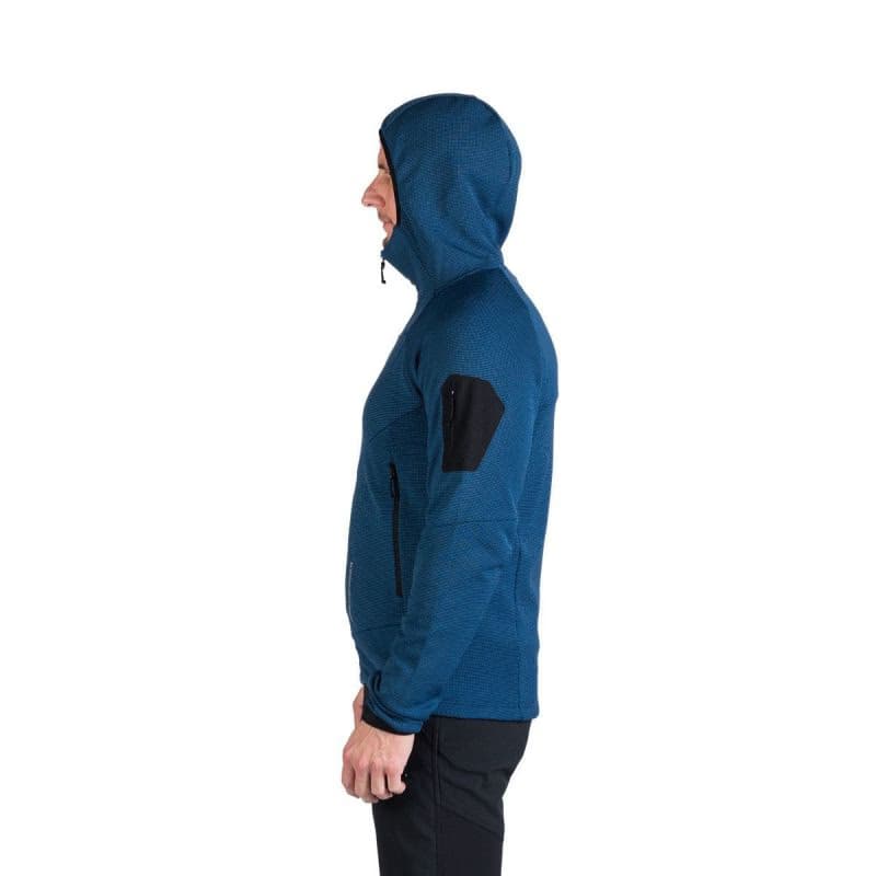 Pánska turistická mikina so zipsom NORTHFINDER GIOELE-282blueblack 4